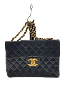 CHANEL◆ショルダーバッグ/羊革/BLK/A11869