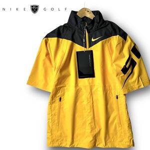 新品 NIKE GOLF ナイキ ゴルフ Storm-FIT 撥水 防水 防風 防寒 パッカブル スタンドカラー シャツジャケット S 希少モデル ◆B5093