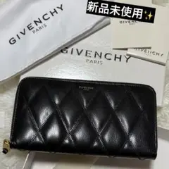 ⭐️新品未使用⭐️ GIVENCHY　ラウンドジップウォレット　長財布　ブラック