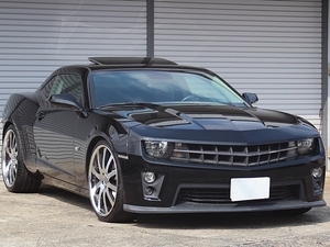 ★2010y/シボレー カマロ LT RS/ブラック/黒革シート/SDナビ/TV/サンルーフ/ZL1バンパー/VIENNA22AW/SLPマフラー/車検R6年6月まで!!