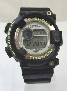 ☆☆CASIO カシオ　G-SHOCK ジーショック　DW-8201WC　FROGMAN　フロッグマン　W.C.C.S　メンズ　腕時計　ブラック系☆USED品☆