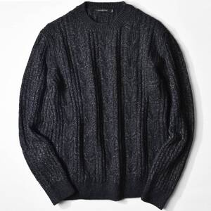 44万【Zegna ゼニア 新品】スペシャルブレンド!カシミア81%シルク19%の厚手ローゲージ◇心地よく耐久性も◎ほっこり優雅なカシミアセーター