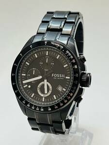 動作未確認　FOSSIL フォッシル CH-2601 DECKER デッカー クロノグラフ クォーツ メンズ　腕時計