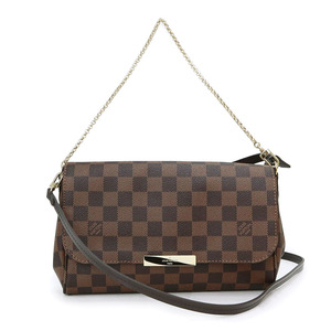 （未使用　展示品）ルイ ヴィトン LOUIS VUITTON フェイボリット PM 2way チェーン ショルダーバッグ ダミエ ブラウン 茶 N41276 箱付