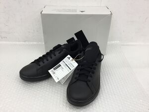 D022-80【未使用保管品】adidas アディダス スニーカー ブラック 24.5cm アドバンコート ベース GW9284/箱付きt