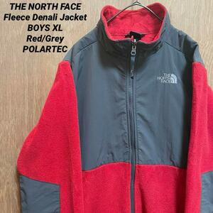 NORTH FACE ノースフェイス デナリ フリースBOYS XL レッド