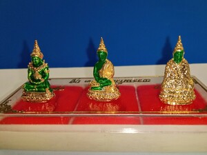 ビルマ　ミャンマー　仏像　３体　