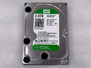 WD HDD 2TB WD20EZRX ウエスタンデジタル WD Green 3.5インチ SATA 64MB Cache 使用時間8554