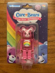 【新品未開封】ベアブリック Care Bears Cheer Bear Medicom Toy 100% Bearbrick メディコム KAWS ケアベア チアベア