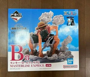 B賞 モンキー・D・ルフィ ギア2 一番くじ ワンピース TVアニメ25周年 ～海賊王への道 MASTERLISE　新品　ONE PIECE　フィギュア