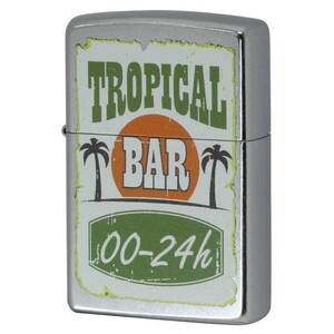 Zippo ジッポライター トロピカルバー プリント加工 TROPICAL BAR ＃207 Emboss printing EP-KD メール便可