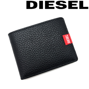 DIESEL ディーゼル 財布 ブランド 二つ折り レザー ブラック X09012-PR013-T8013