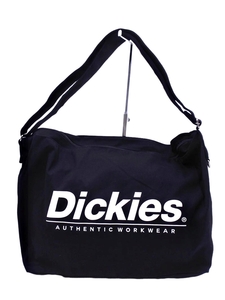 新品 Dickies ディッキーズ キャンバス ビッグロゴ ショルダー バッグ 黒 ■■ ☆ faa7 メンズ