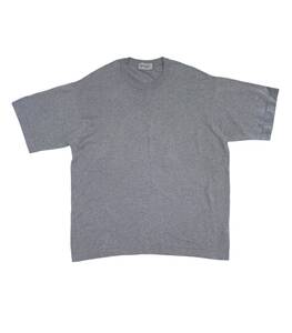 【美品】JOHN SMEDLEY（ジョンスメドレー） TINDALL 最高級コットン メンズ 24G 半袖 クルーネックニット 定価¥28600円 グレー XL