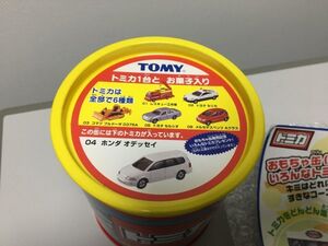 トミカ04 絶版　ホンダオデッセイ　箱未開封　おもちゃ缶 長期ストック品　限定品　旧青ロゴ　TOMY