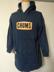 CHUMS チャムス CHUMS Logo Parka Dress チャムス ロゴ パーカー ドレス レディース M ワンピース スウェット トレーナー