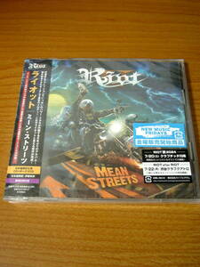 ◆新譜 RIOT/MEAN STREETS◆日本盤限定仕様CD+ボーナスCD ライオット RIOT V 新作美品◆
