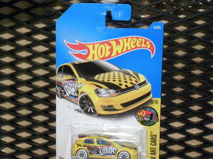 即決☆☆VOLKSWAGEN GOLF MK7 HW ART CARS ゴルフ　ホットウィール Hot Wheels 