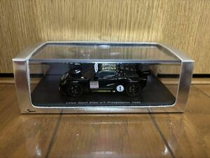 ☆スパーク 1/43☆ロータス エリーゼ GT1 n°1 プレゼンテーション 1999 新品 レア