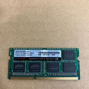 J56 panram ノートPCメモリ 8GB PC3-12800 