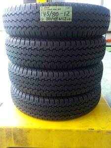 5) 6944j ヨコハマ ＳＵＰＥＲ ＶＡＮ ３５５ 145/80R12 80/78N LT ４本セット ハイゼット エブリィ Ｎ－ＶＡＮ 等 2023年製