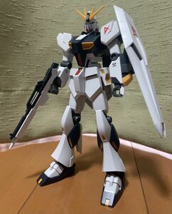 【中古・素組み済み】バンダイ・ガンプラ『1/144 EG ニューガンダム』　　【ジャンク扱い】