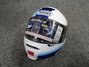 〇 SHOEI(ショウエイ) NEOTEC2 SEPARATOR フルフェイスヘルメット TC-10 WHITE/BLUE Mサイズ 〇 E17