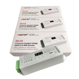 【送料無料】 MiBOXER DMX512＆RDM Decoder D2-CX 照明 DIY 3個セット 現品限り