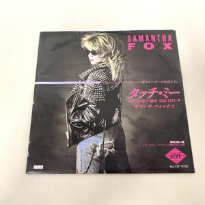 ●01)【同梱不可】サマンサ・フォックス/タッチ・ミー ドロップミーア・ライン/Samantha Fox/EPレコード/7インチ/ALI-727/A