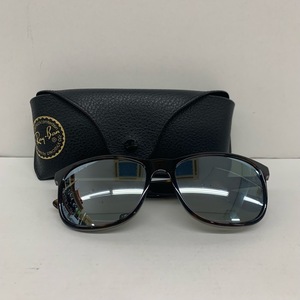 278-BY49) 美品 Ray-Ban ANDY POLARIZED RB4202-F レイバン アンディー ポラライズド サングラス ウェリントン べっ甲 ミラー 偏光レンズ