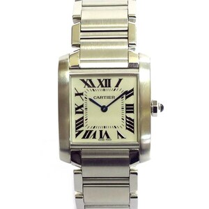 CARTIER カルティエ 2301 タンクフランセーズMM レディース クォーツ 腕時計【ショッピングローン10回まで】中古品 used A