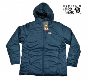 送料無料1★Mountain Hardwear★マウンテンハードウェア Standard Compressor フーディ size:XL ダーク・カスピアン