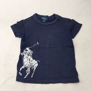 送料無料★Polo by RALPH LAUREN ポロ　ラルフローレン★半袖Tシャツ　トップス★キッズ 子供　サイズ2T★ネイビー#50718sj154