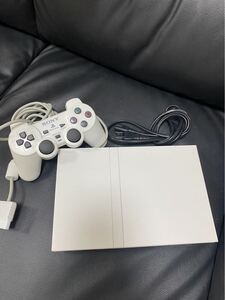 PS2 コントローラー SONY プレイステーション2 SCPH-77000 プレステ2 薄型 ソニー ホワイト プレイステーション