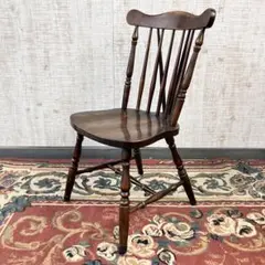 ⑦ 昭和レトロ 飛騨の家具 ヒダダイネット ウインザーチェア 木製椅子 古家具