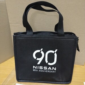 NISSAN 90th 日産 90周年 保冷バッグ バッグ ランチ コレクション グッズ ロゴ ノベルティ 非売品 記念 記念品 限定 japan limited car ②