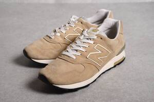 【US10 28cm】 【美品】 廃盤 USA製 ニューバランス M1400BE ベージュ スエード New Balance アメリカ製 J.crew別注【2411023】