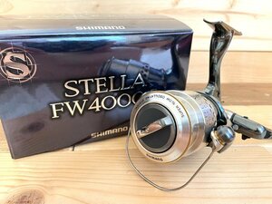 ■SHIMANO STELLA FW4000S シマノ 01 ステラ スピニング リール シングルハンドル 箱/説 有★