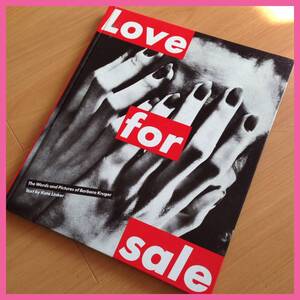 希少!!!洋書【Love For Sale】Barbara Kruger/バーバラ クルーガー作品集/タイポグラフィ/グラフィック