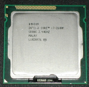4コア8スレッド　Core i7 2600K LGA1155