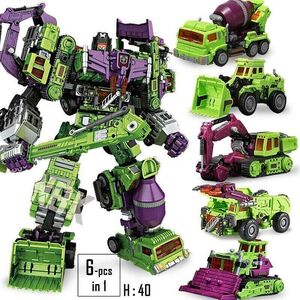 NBK TF Engineering Devastator GT 6in1 Transformers Autobot Robot Oversize Figure 海外 即決