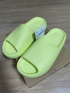 新品未使用！adidas YEEZY slide Glow Green US10 28.5cm アディダス　イージー　スライド　グロウグリーン　イージーブースト