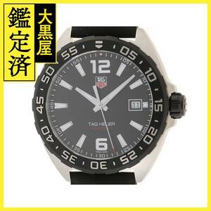 TAG HEUER　タグホイヤー　フォーミュラ1　WAZ1110.FT8023　ブラック文字盤　ラバーベルト　クォーツ　メンズ　腕時計【200】C