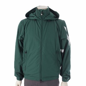 【モンクレール】Moncler　22年 メンズ FETUQUE ナイロン ジップアップ パーカー ジャケット グリーン 1 【中古】【正規品保証】205346