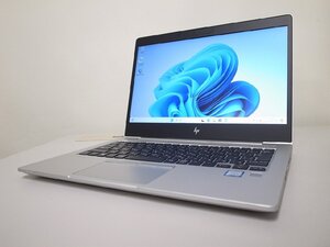 1円～ HP EliteBook 830 G5 Corei5-8250U 第8世代 SSD256G Win11 カメラなし (2024-0423-2431)