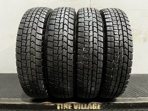 DUNLOP WINTER MAXX WM02 145/80R13 13インチ スタッドレス 4本 22年製 バリ溝 スペーシア ワゴンR ミラ ムーブ等　(MTM444)