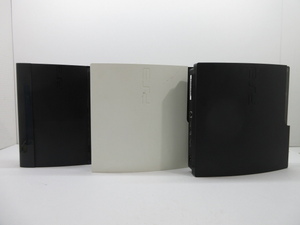 n77643-ty ジャンク□SONY PS3　CECH-2500A（160ＧＢ）x1 CECH-2000B（250GB）x1 CECH-4300C（500GB）x1 計3台セット [035-240613]