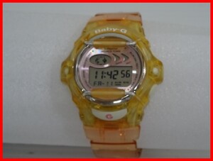 CASIO　Bａｂｙ-G　BG-169A　ジーショック　２０気圧防水　クリアピンク　イルカ　中古　⑧　2410★M-1767