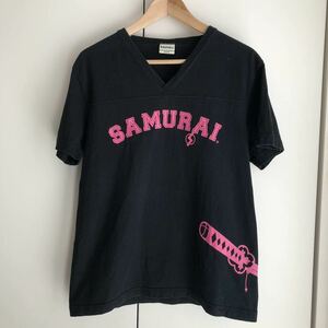 ランドリー　LAUNDRY　サムライ　侍　Tシャツ　半袖　刀　アメリカ製