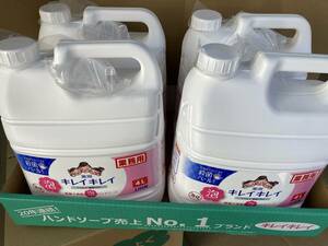 送料無料 4セット キレイキレイ 薬用 泡ハンドソープ シトラスフルーティの香り 液体 4L×4